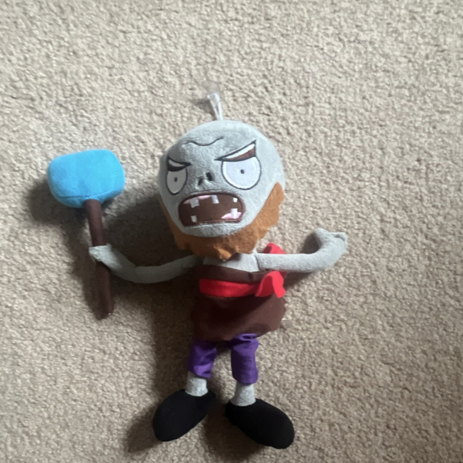 (RARE) Plants vs Zombies Hammer Zombie Plush Toy
