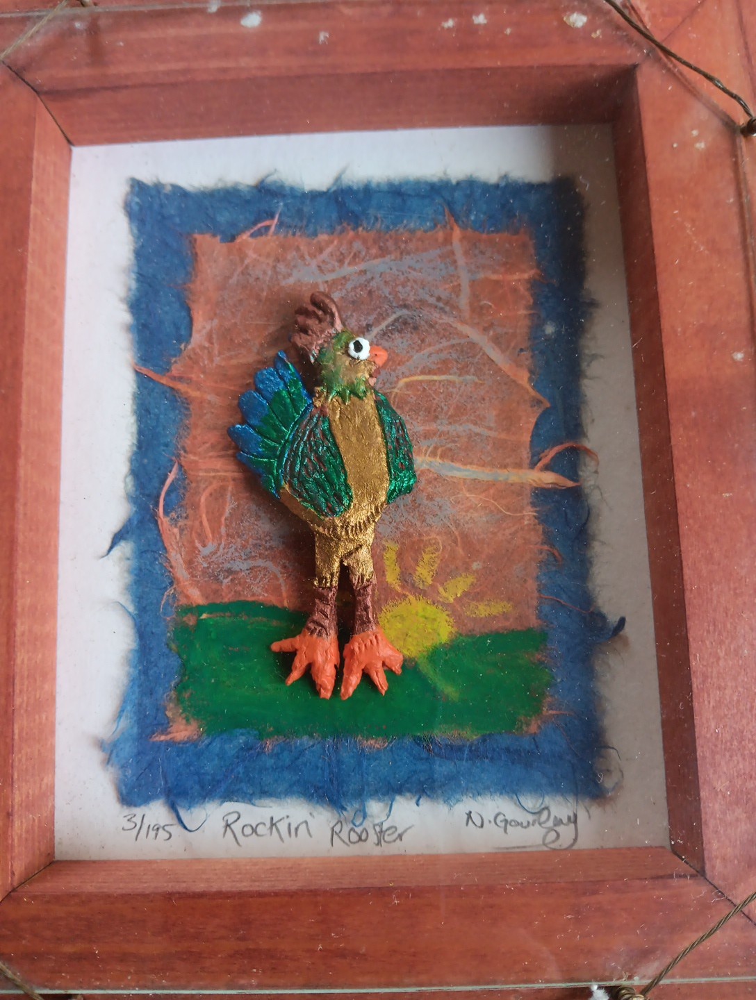 Artist D Gourlay Picture " Rockin Rooster"