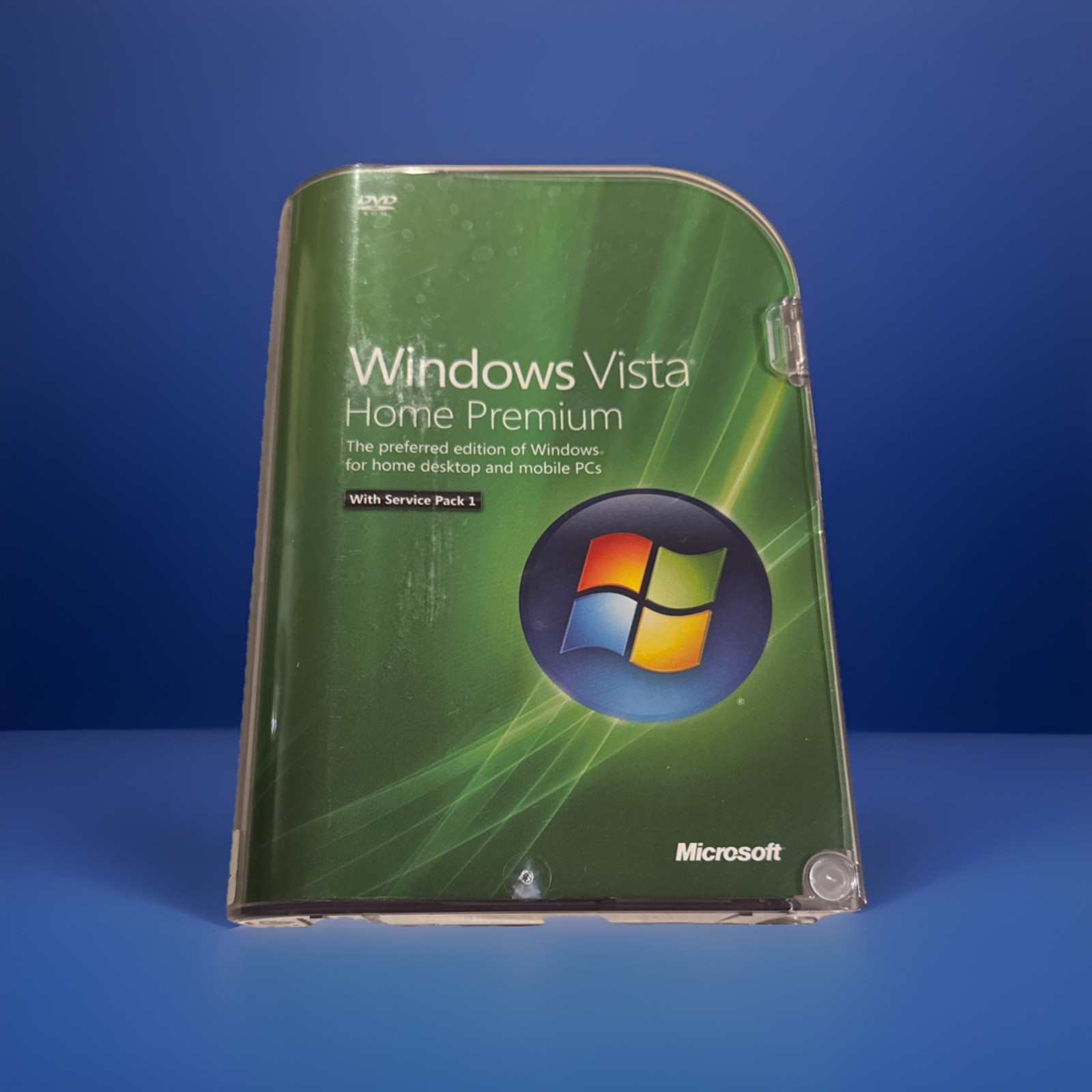 Microsoft Windows Vista Home Premium SP#1 32 Bit DVD Retail Box w Product Key