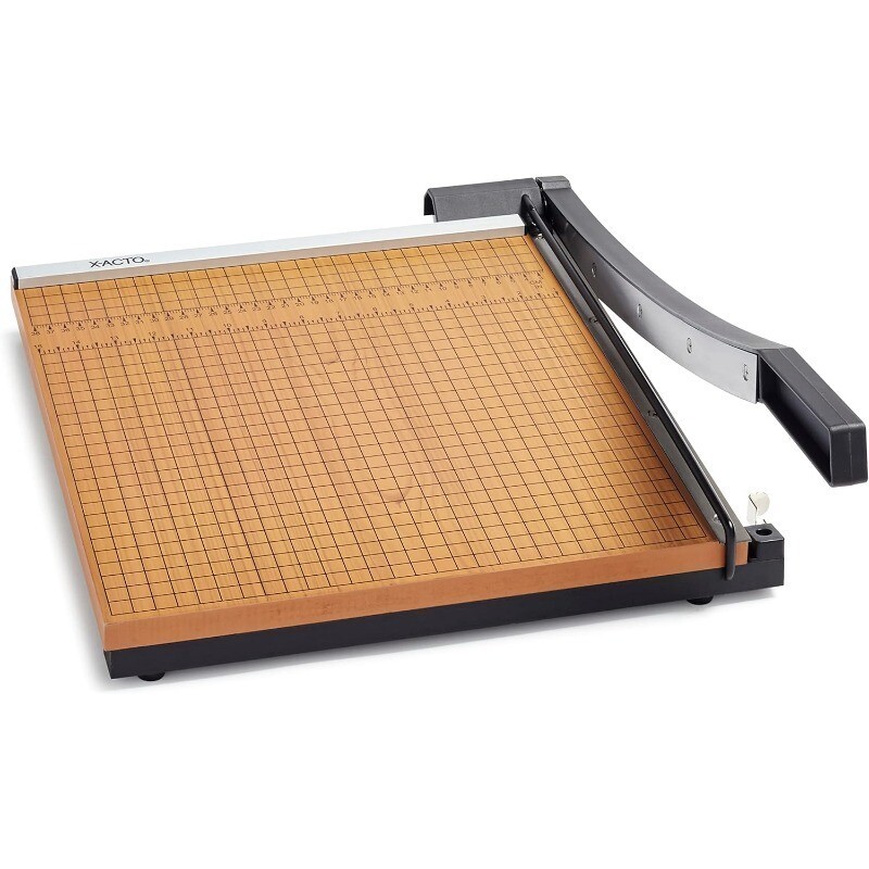 Heavy-Duty 15" X 15" Paper Trimmer W/ English and Metric Grids 15-sheet Capacity