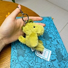 Small Bashful Dino Bag Charm Cute Keychain Stuffed Soft Plush Toy Jelly Gift