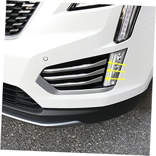 New Chrome Fog Light Moulding Side Air Vent Cover Trims Fit for Cadillac XT5 