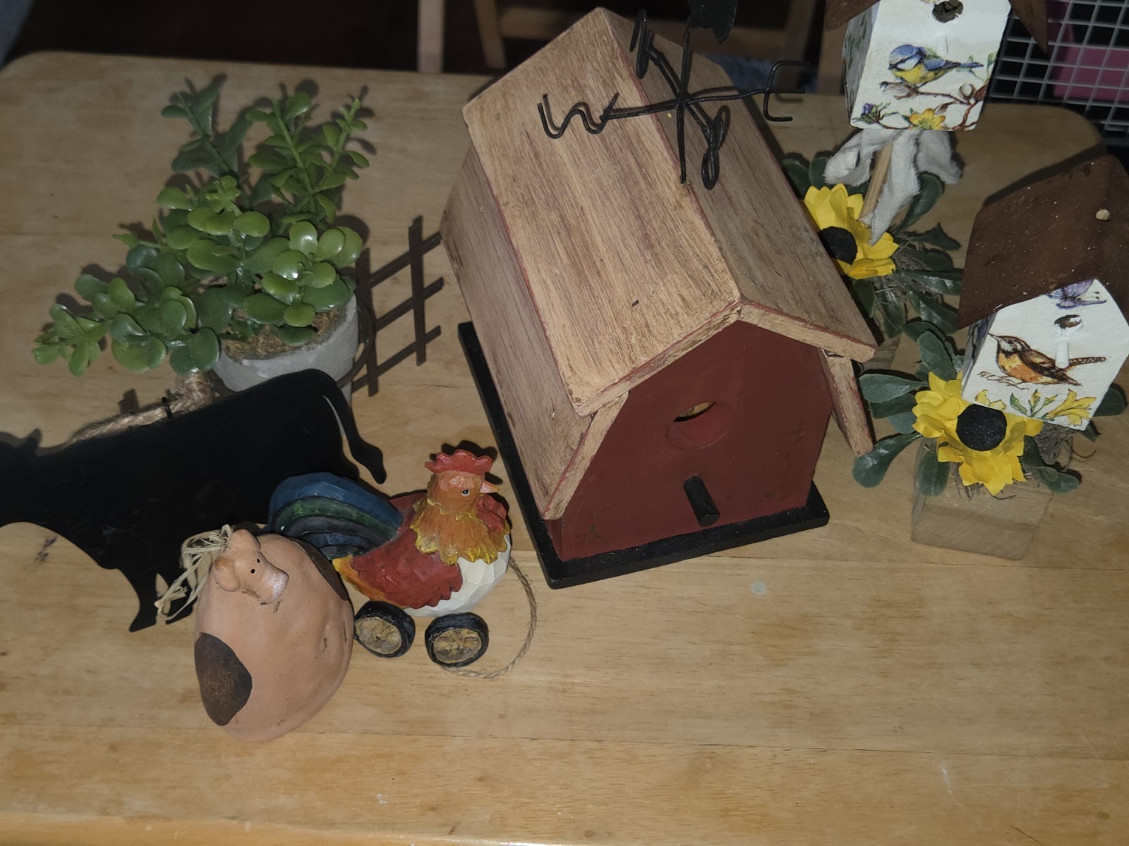 Barnyard Birdhouse Ensemble