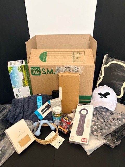 Mystery items-Random wrapped/unwrapped new 20+ items.  Surprise Gifts Inside!