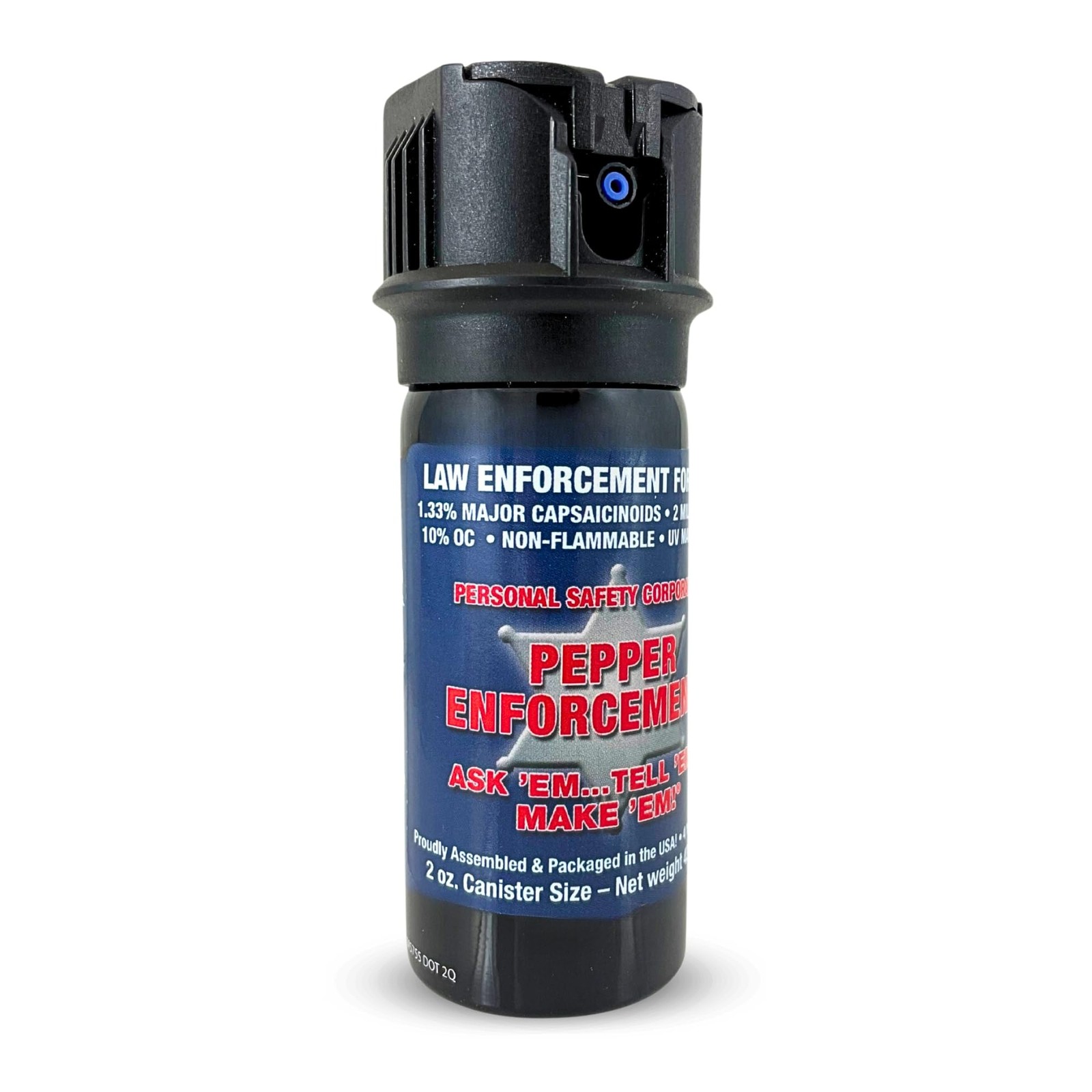 2 oz. Fog Pepper Spray for Self Defense - Maximum Police Strength OC Fogger F...
