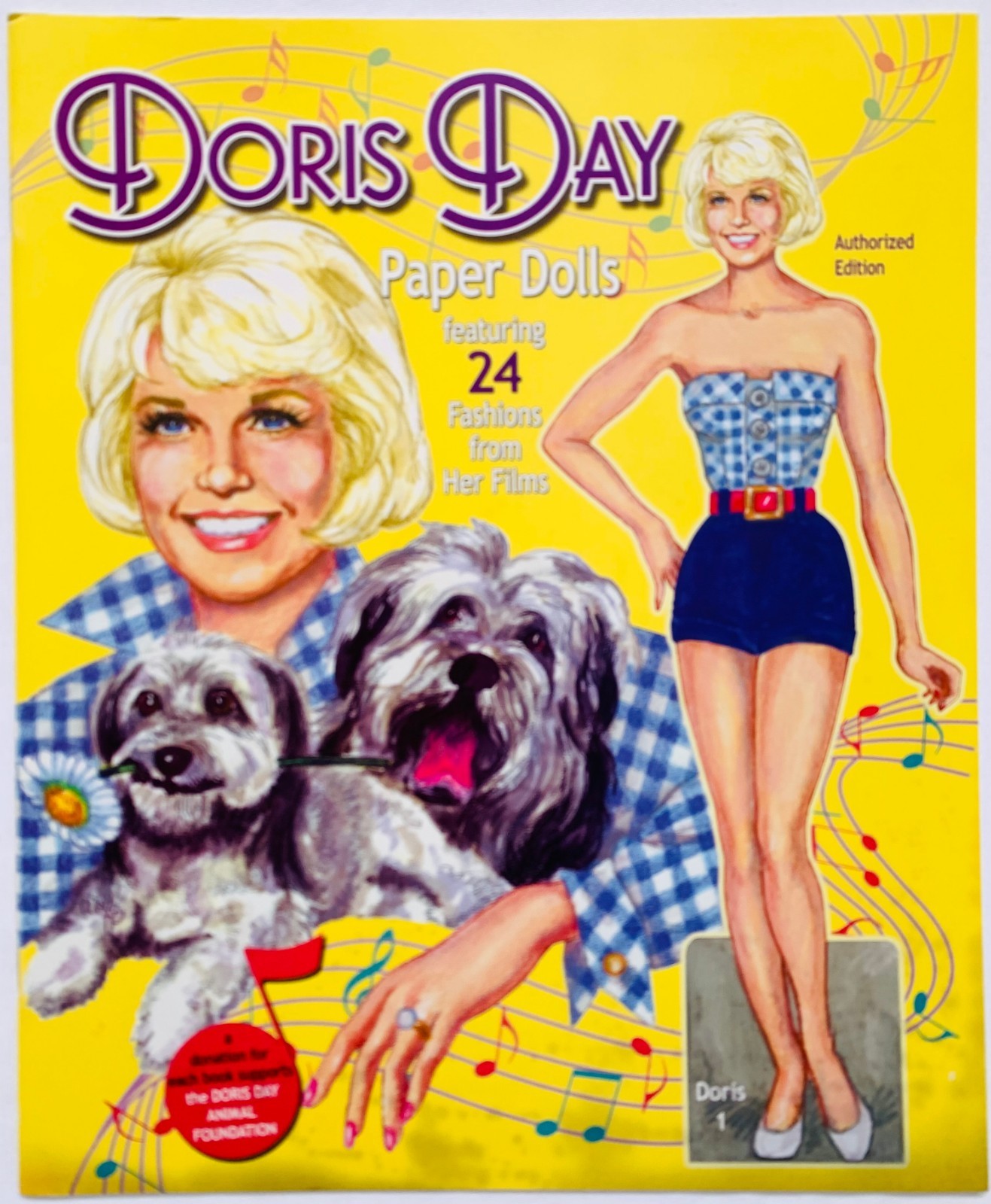 "Doris Day" Paper Dolls 2010 Original  - UNCUT