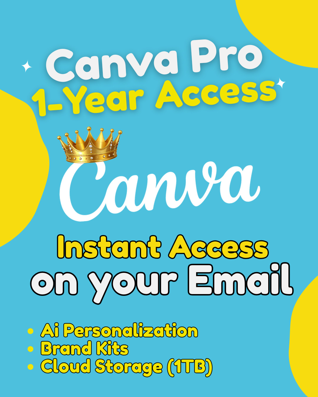 Canva Education Pro | Private Account | 12-Month - Access Instant | Your Email