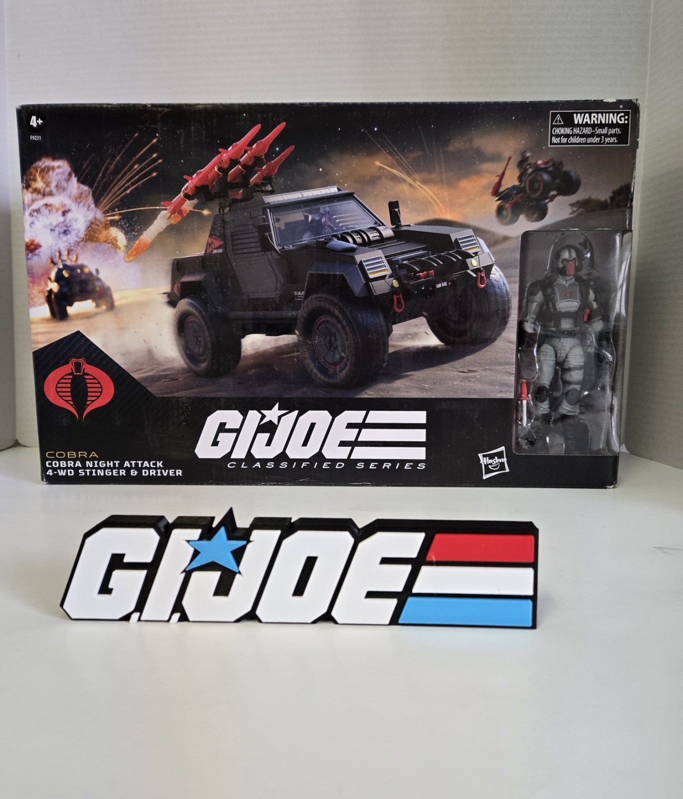 NEW SEALED G.I JOE COBRA NIGHT ATTACK STINGER #120 HASBRO