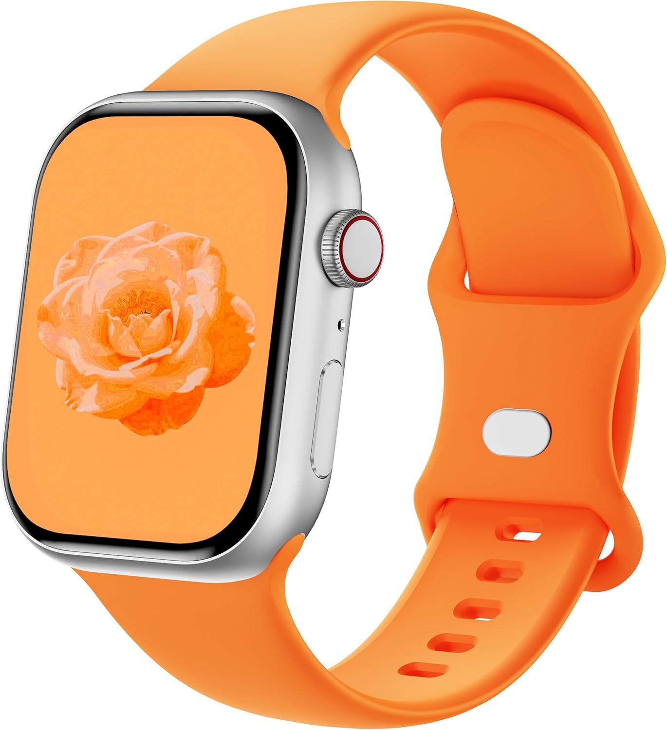 Silicone Strap Compatible with Apple Watch Series 11 40mm 44mm