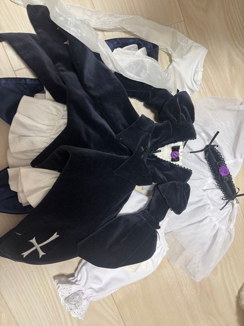 Rose Maiden Volks SD13 Suigintou Default Costume Missing Parts #QY30JG