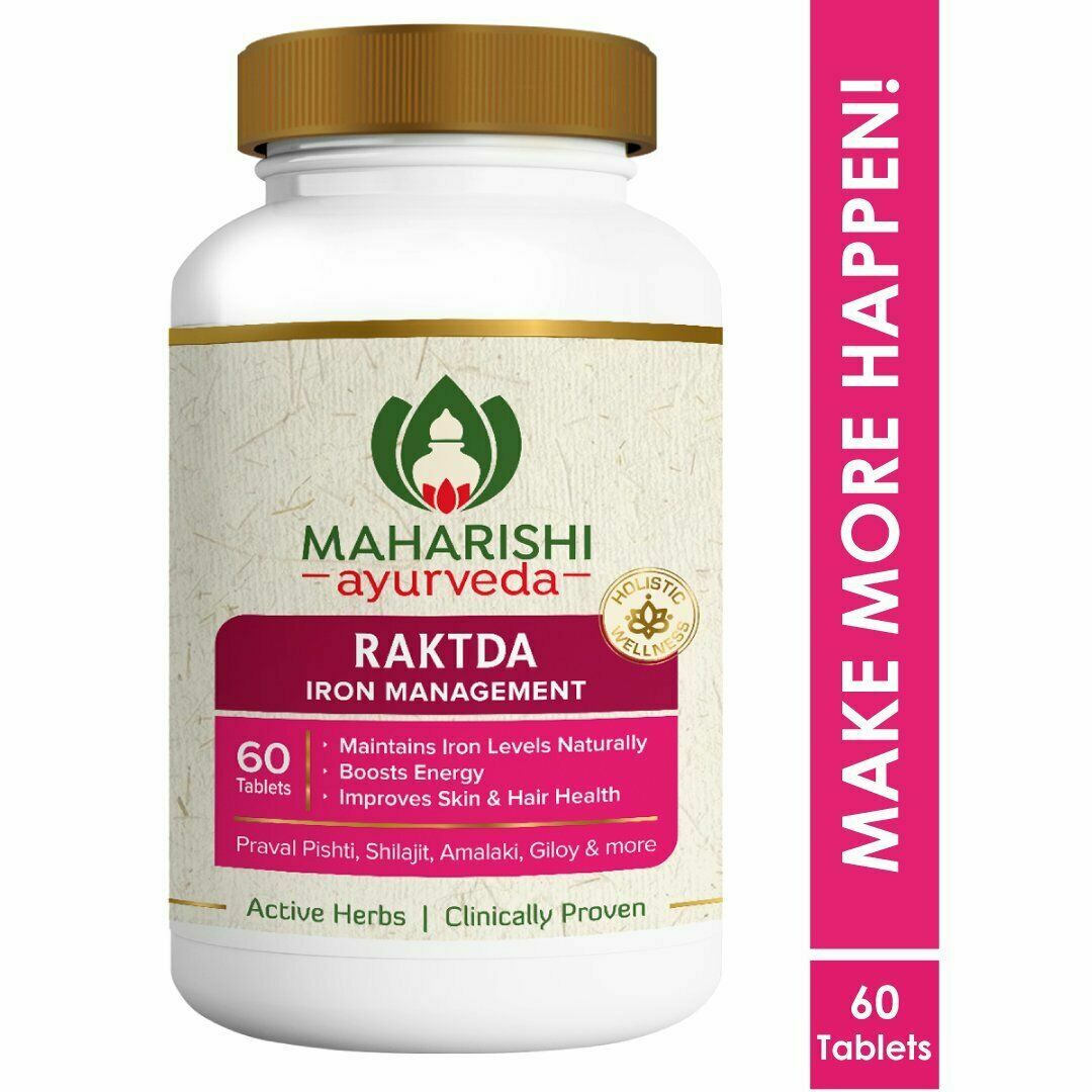 Maharishi Ayurveda Raktda Ayurvedic Treatment ( Pack Of 2 ) - 60 Tablets each