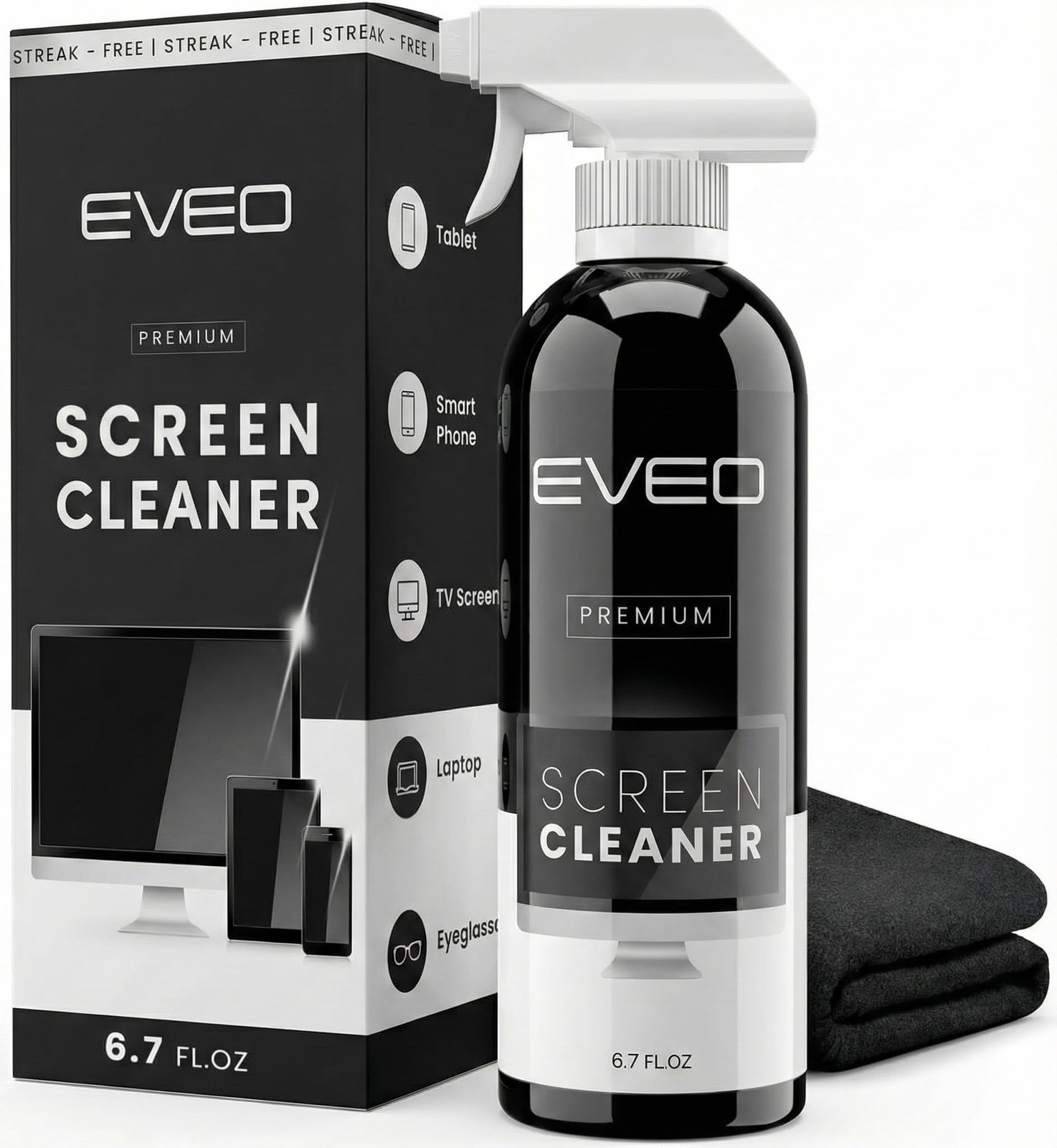 ® Screen Cleaner Spray Kit (Streak-Free) TV Screen Cleaner for Smart TV, Lcd,...