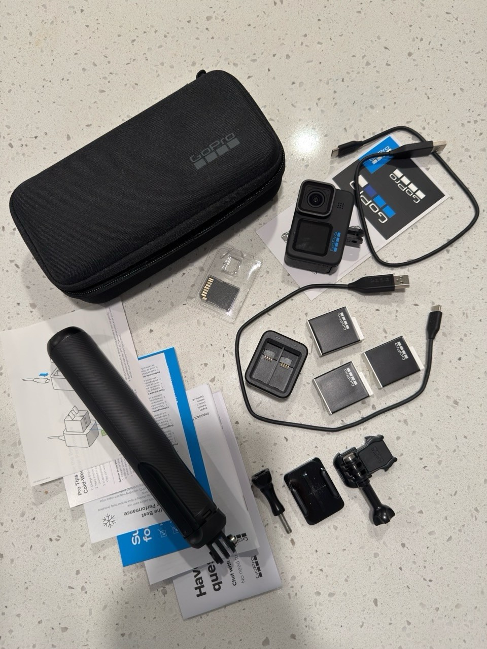 GoPro HERO11 Black 64GB SSD w/ Extra Batteries and Accessories