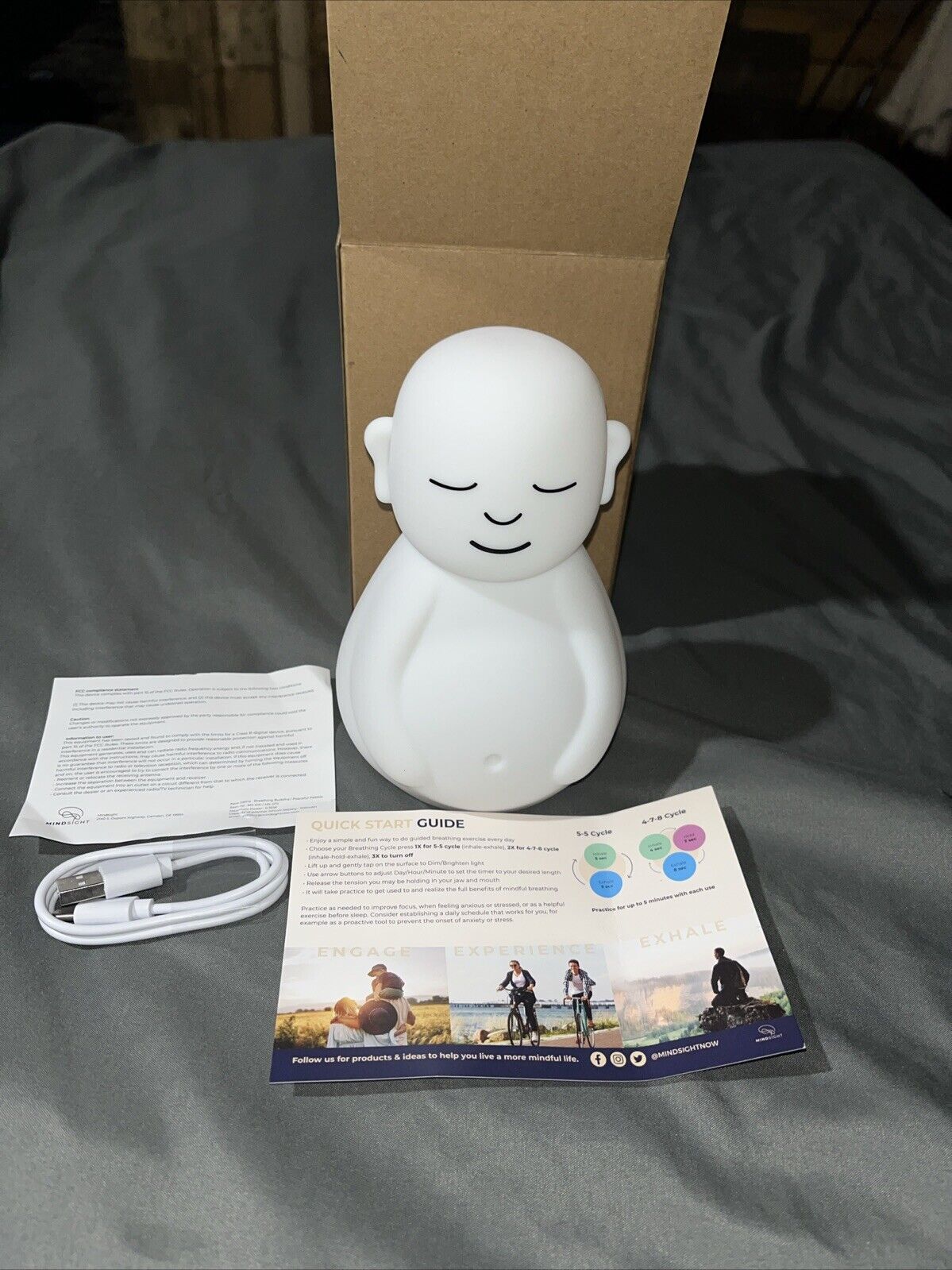 Mindsight 'Breathing Buddha' Guided Visual Meditation Tool *FAST SHIPPING