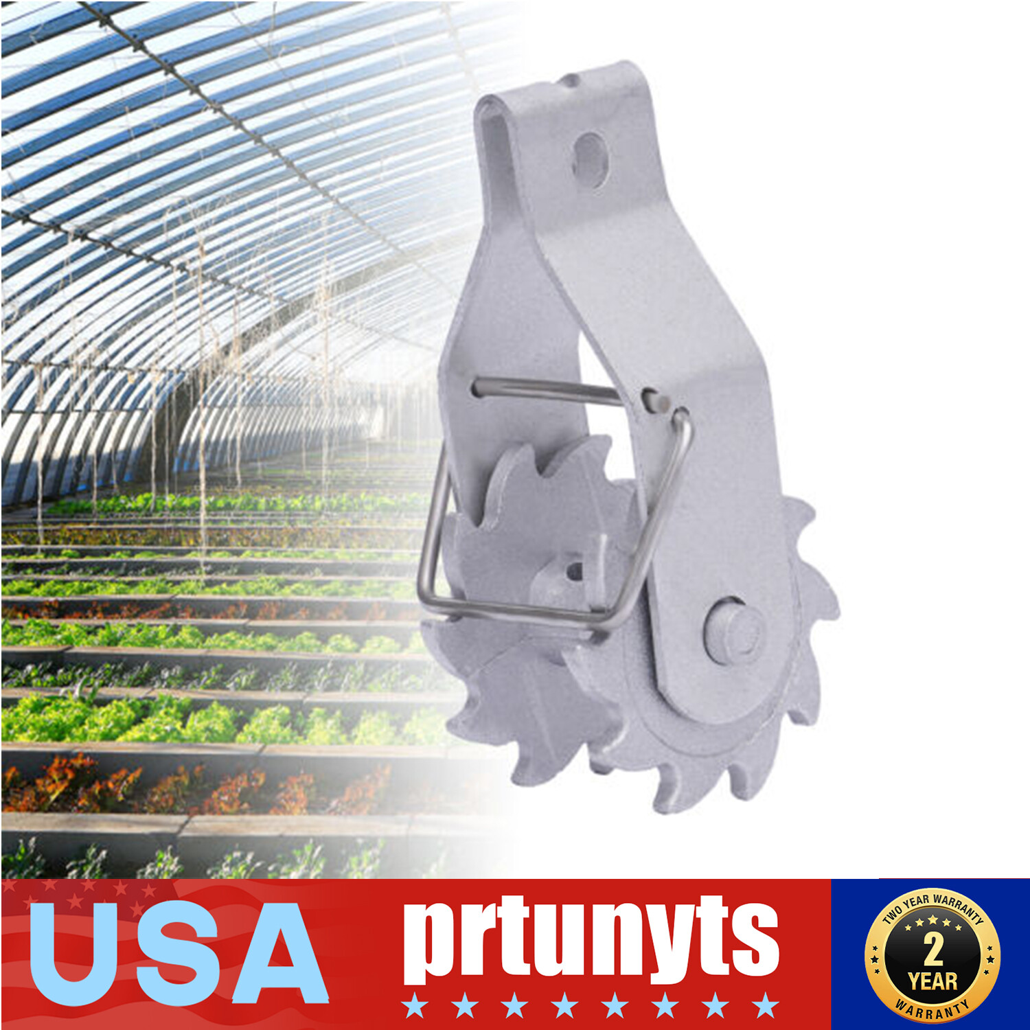 In line 24PCS Electric Farm Fence ratchet wire Strainer Tensioner Fencing New US