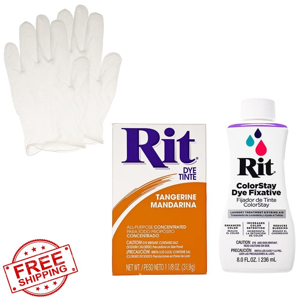 Rit Dye Powder with ColorStay Fixative All in One Kit