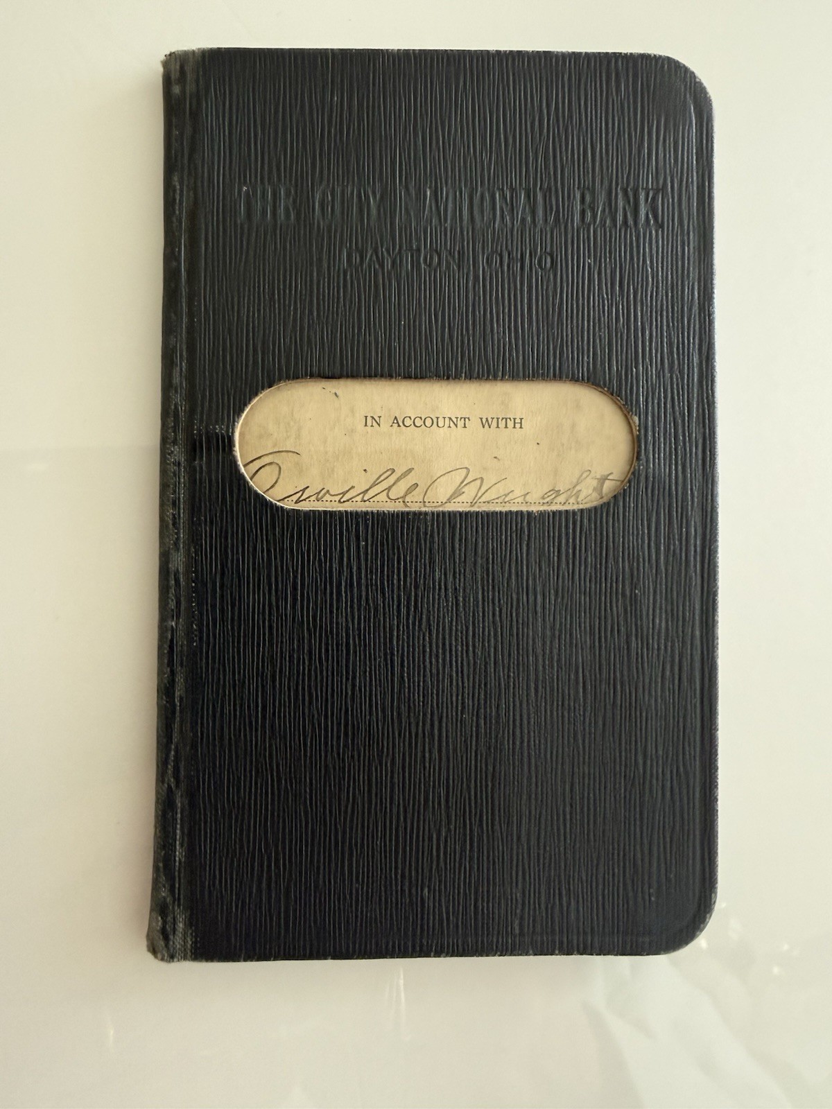 Orville Wright Bank Ledger 1918-1934