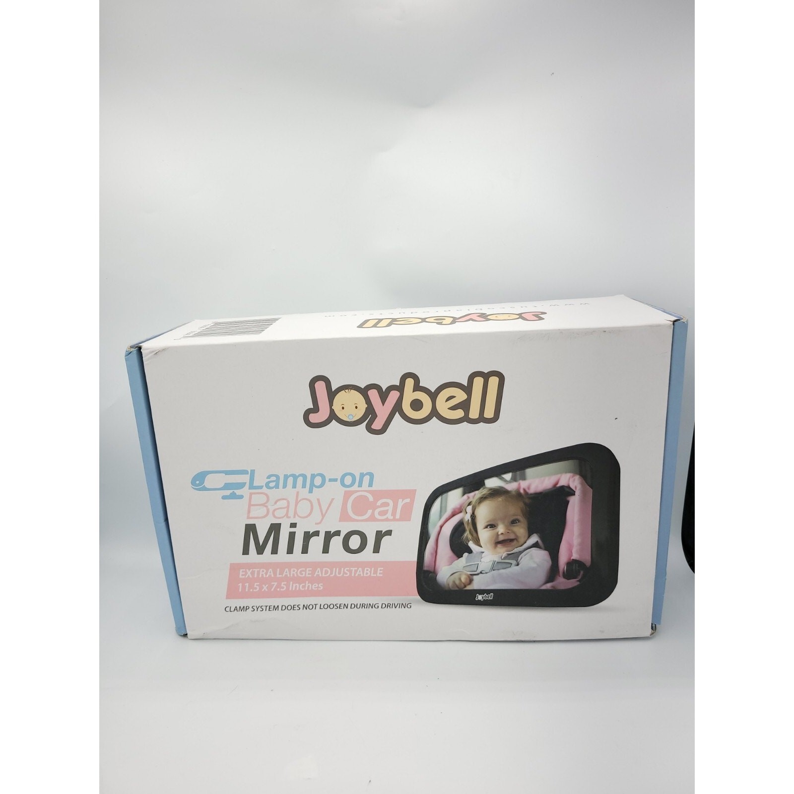 JOYBELL LAMP ON BABY SAFETY MIRROR Extra large adjustable New in opened box