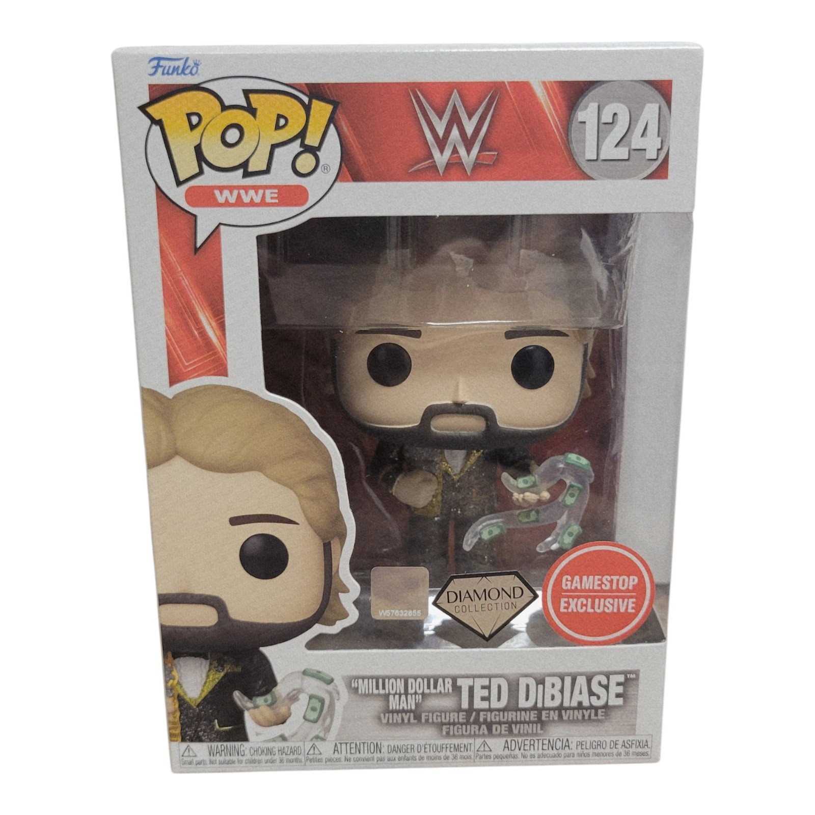 Funko POP! WWE: Ted DiBiase GameStop Exclusive Diamond Exclusive 
