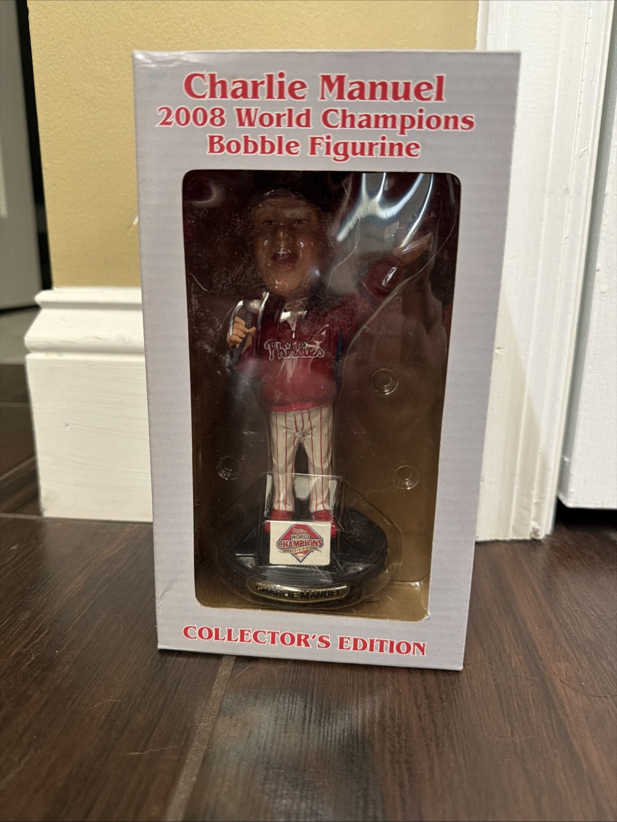 Charlie Manuel Philadelphia Phillies 2008 World Champions Season Bobblehead