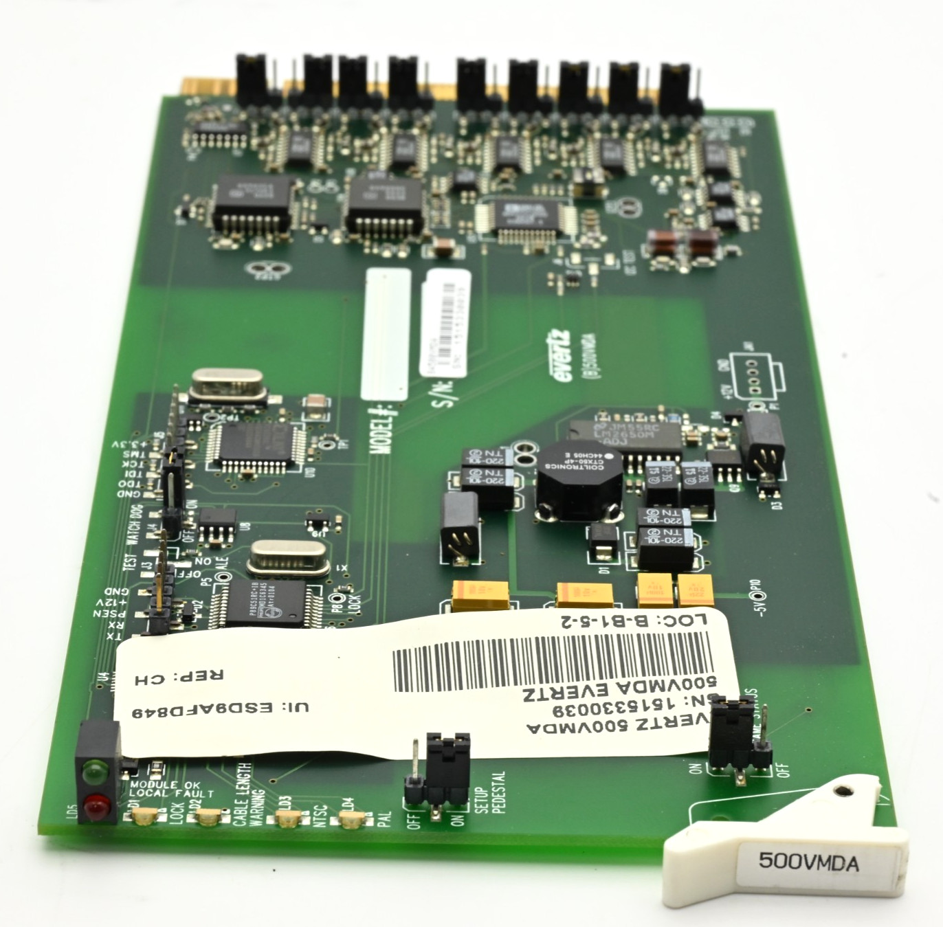 Evertz 500VMDA SDI Monitoring Reclocking Distribution Amplifier