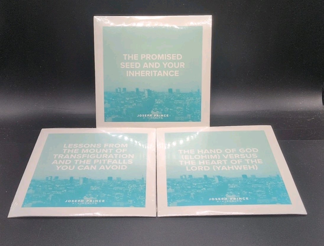 Joseph Prince Audio CD Lot Of 3 Promised Seed & Your Inheritance,Hand Of God NEW