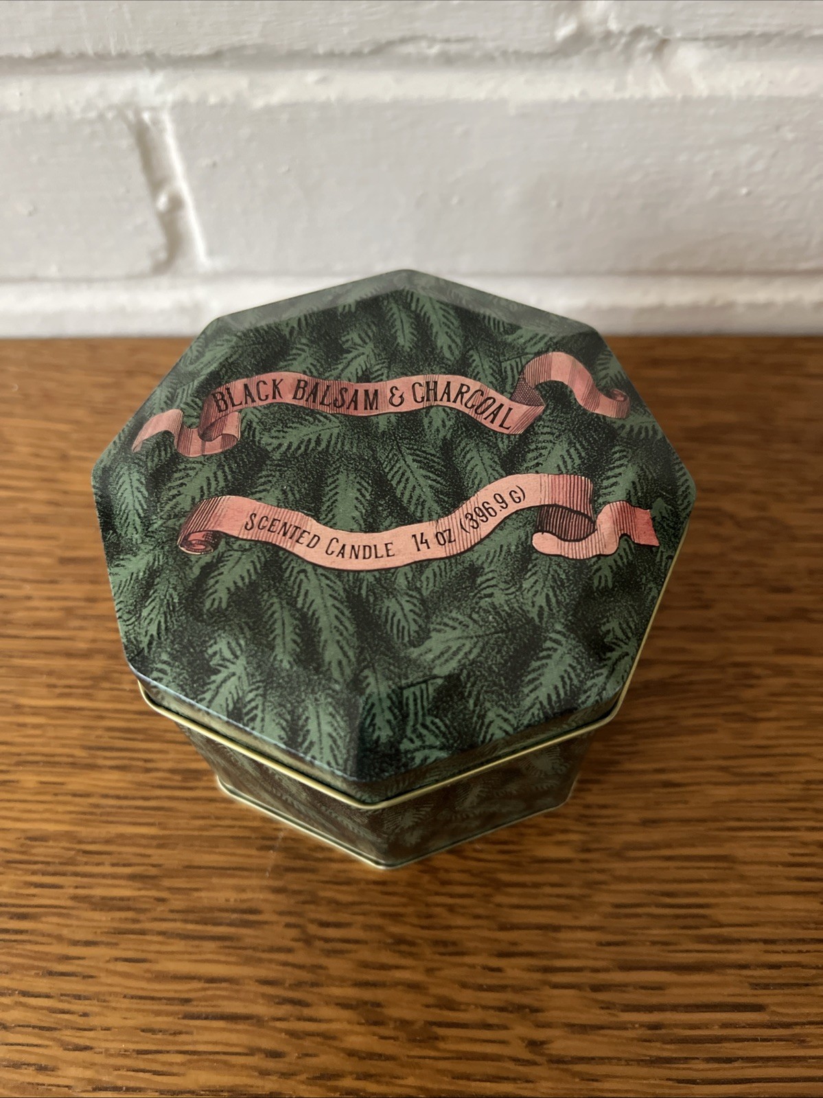 John Derian for Target Black Balsam & Charcoal Tin Candle 14 oz.