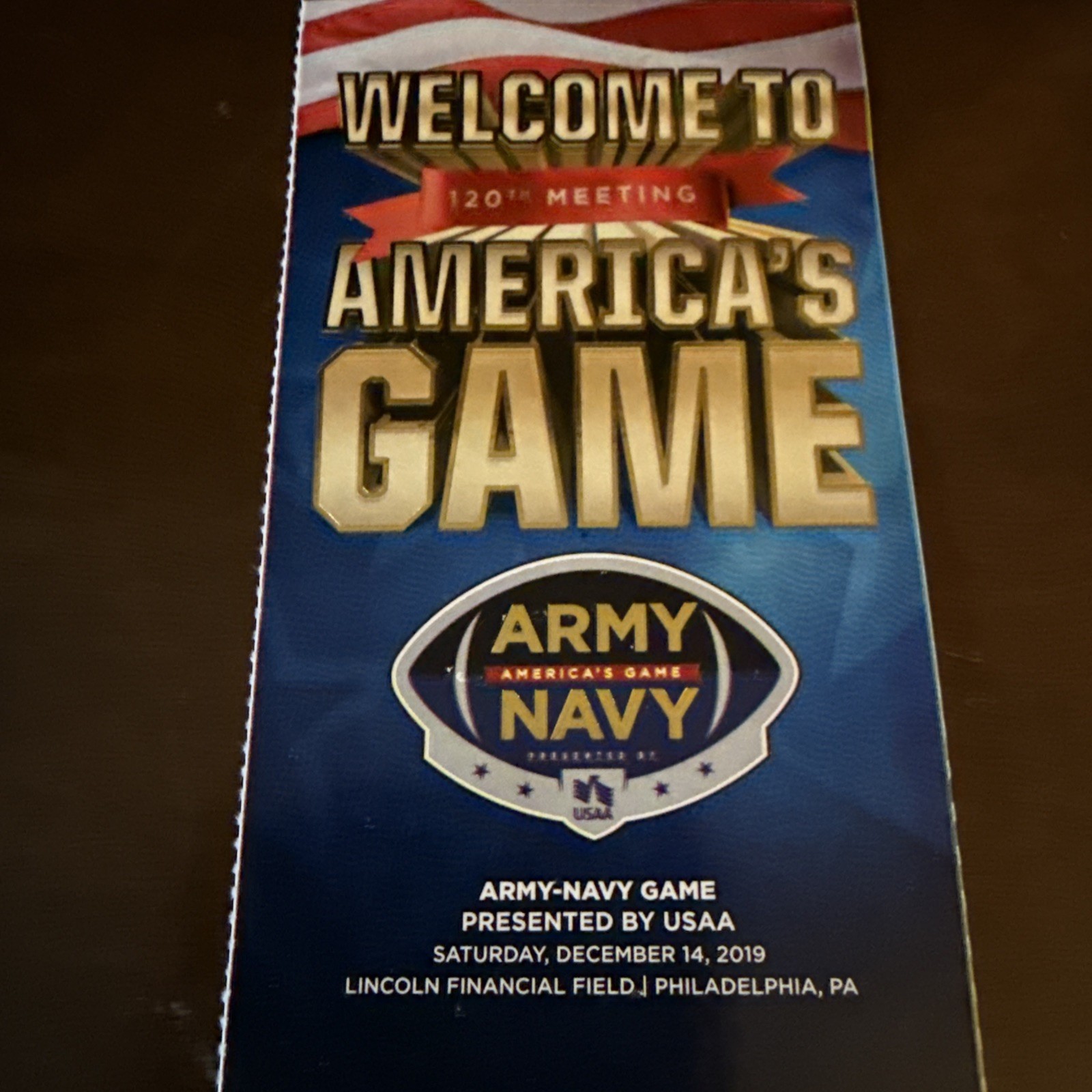 2019 Army-Navy Football Game Great Condition!