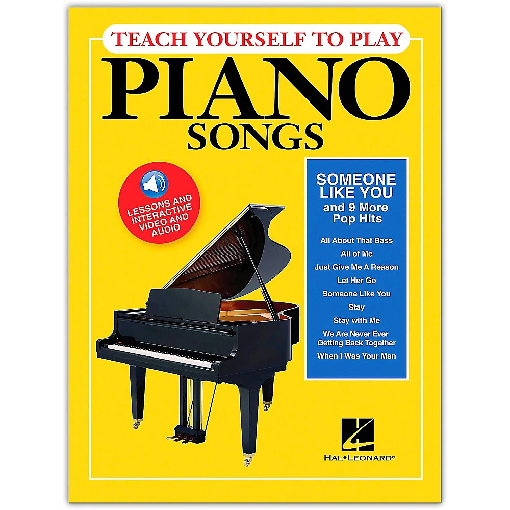 Hal Leonard Teach Yourself to Play "Someone Like You"& 9 Pop Hits on Piano B/V/A
