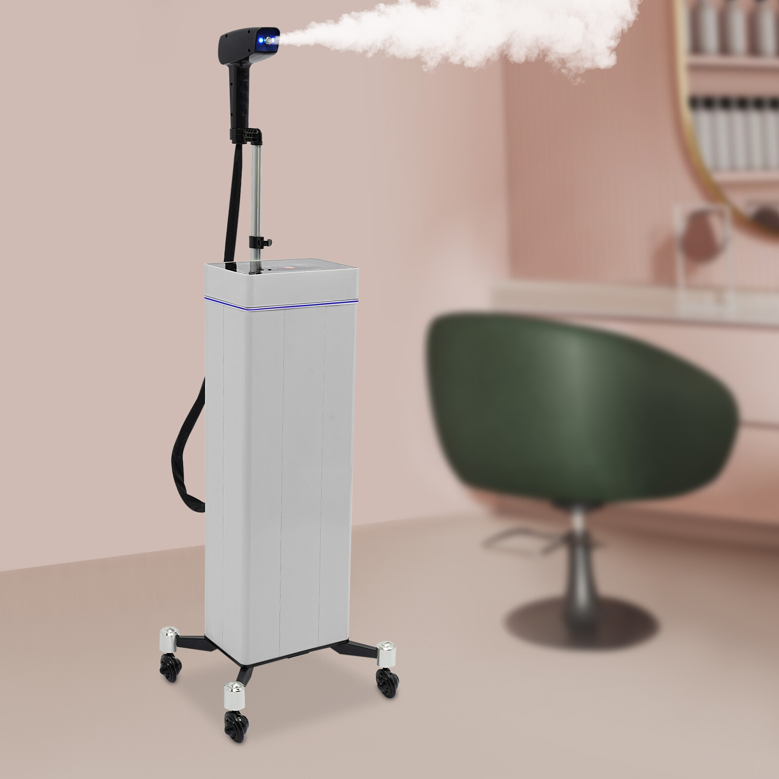 3 in 1 Hair Steamer Nano Hair Steamer Standing Hair Color Processor SPA Steam