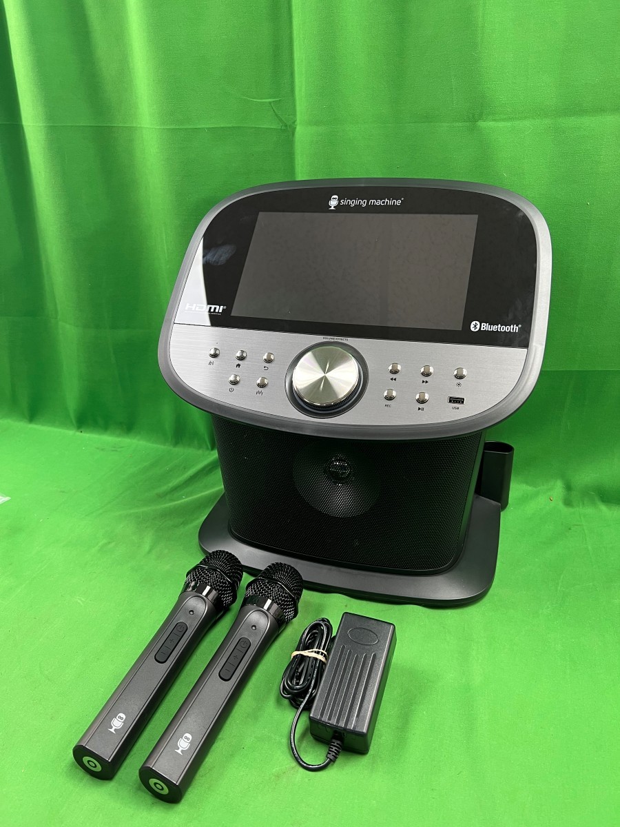 SINGING MACHINE ISM9033 WIFI TOUCHSCREEN KARAOKE SYSTEM TESTED (F40037882)