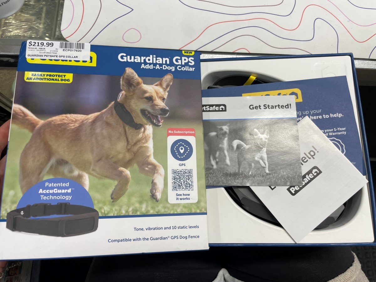 NEW OPEN BOX-PETSAFE GUARDIAN GPS ADD-A-DOG COLLAR, YU414-3669/1 (ECP017620)