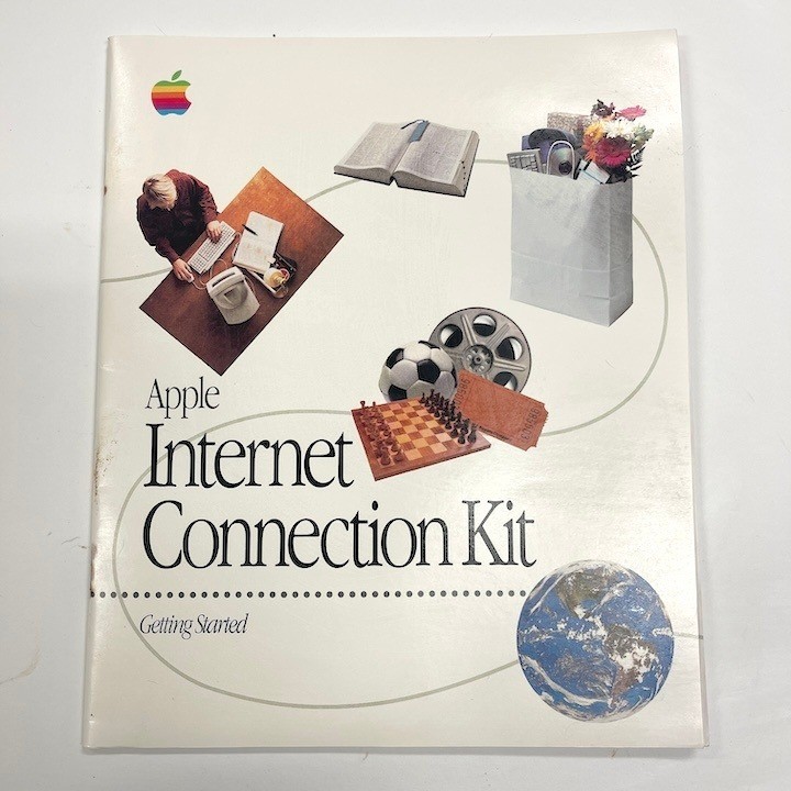 1996 Vintage Book Apple Internet Connection Kit: Getting Started Manual Only