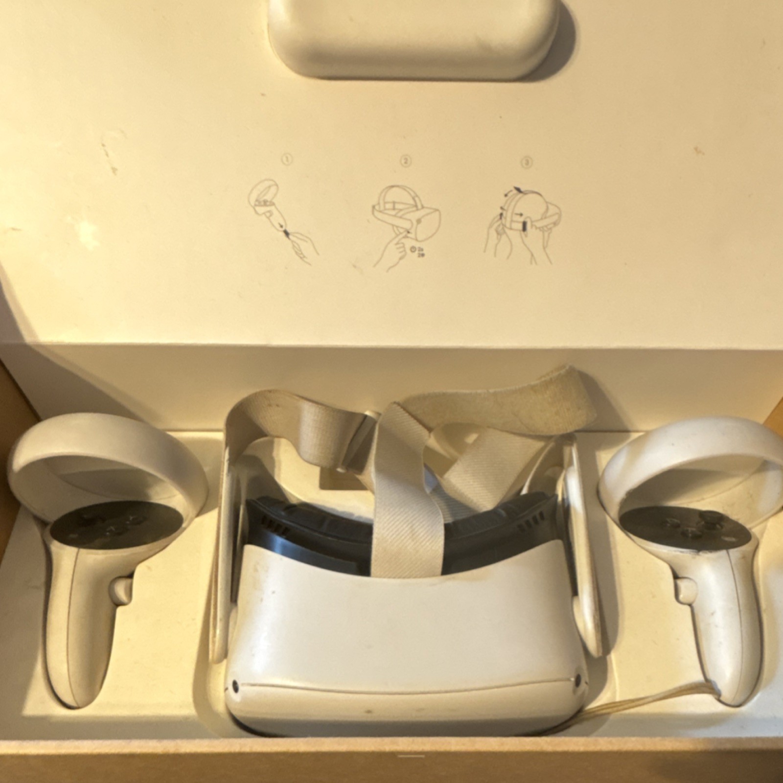 Meta Quest 2 Standalone VR Headset White with Controllers