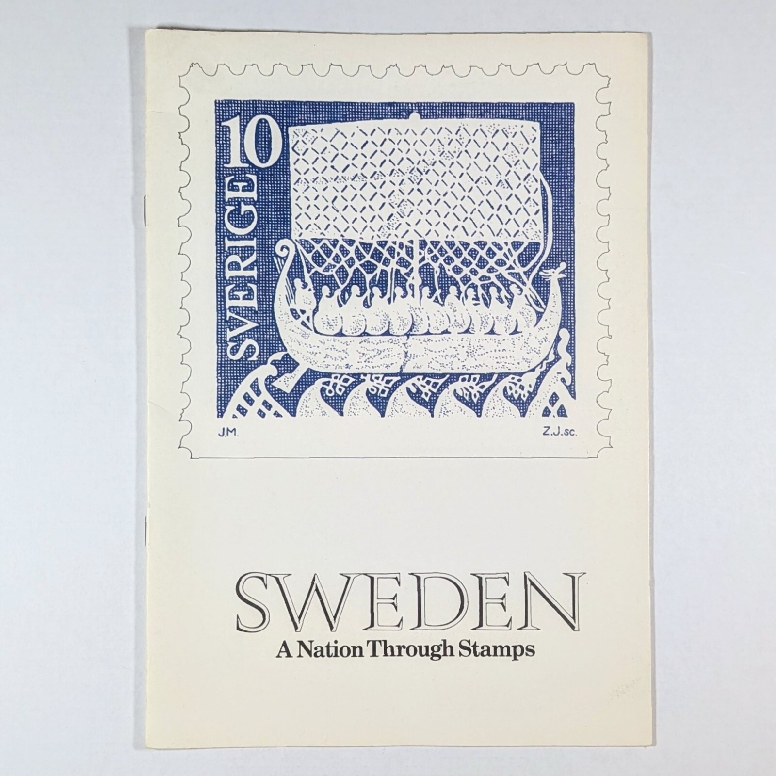 Sweden - A Nation Through Stamps Booklet, Royal Swedish Post Office 1975