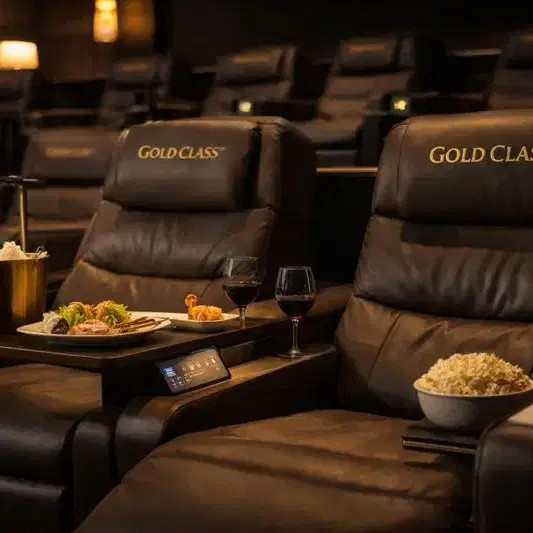 CGV Gold Class Movie Ticket - 40,000 KRW to 25,000 KRW Discount