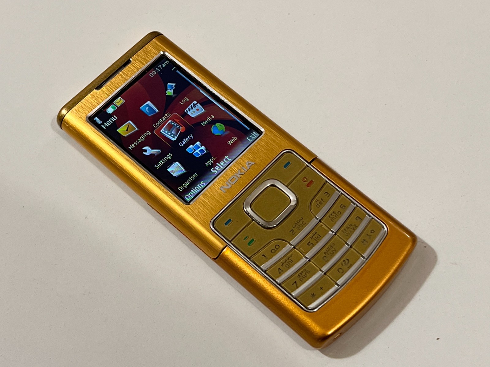Nokia 6700c Classic Gold Color  – Vintage Cell phone