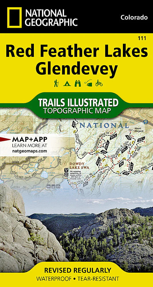 Red Feather Lakes, Glendevey: Map #111