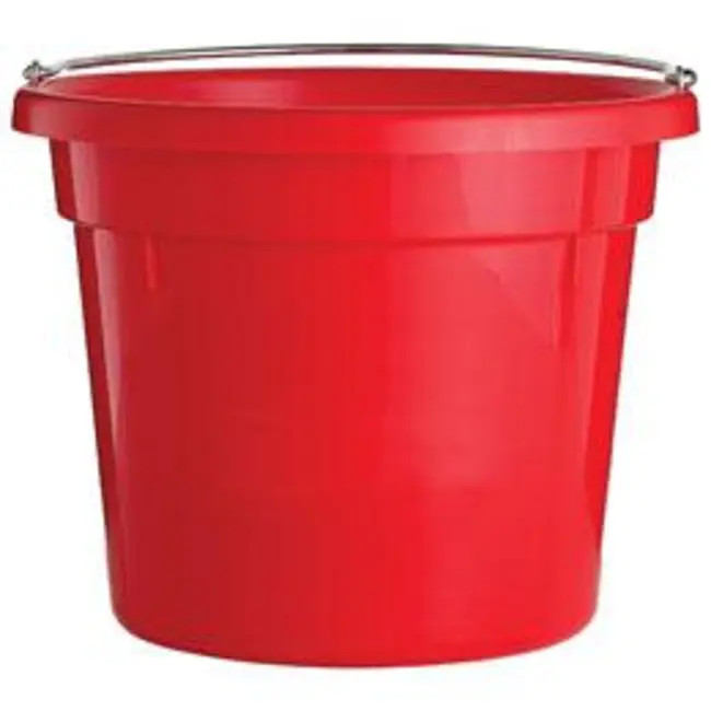 Miller Manufacturing Little Giant 10 Qt Utility Bucket Red Plastic Round