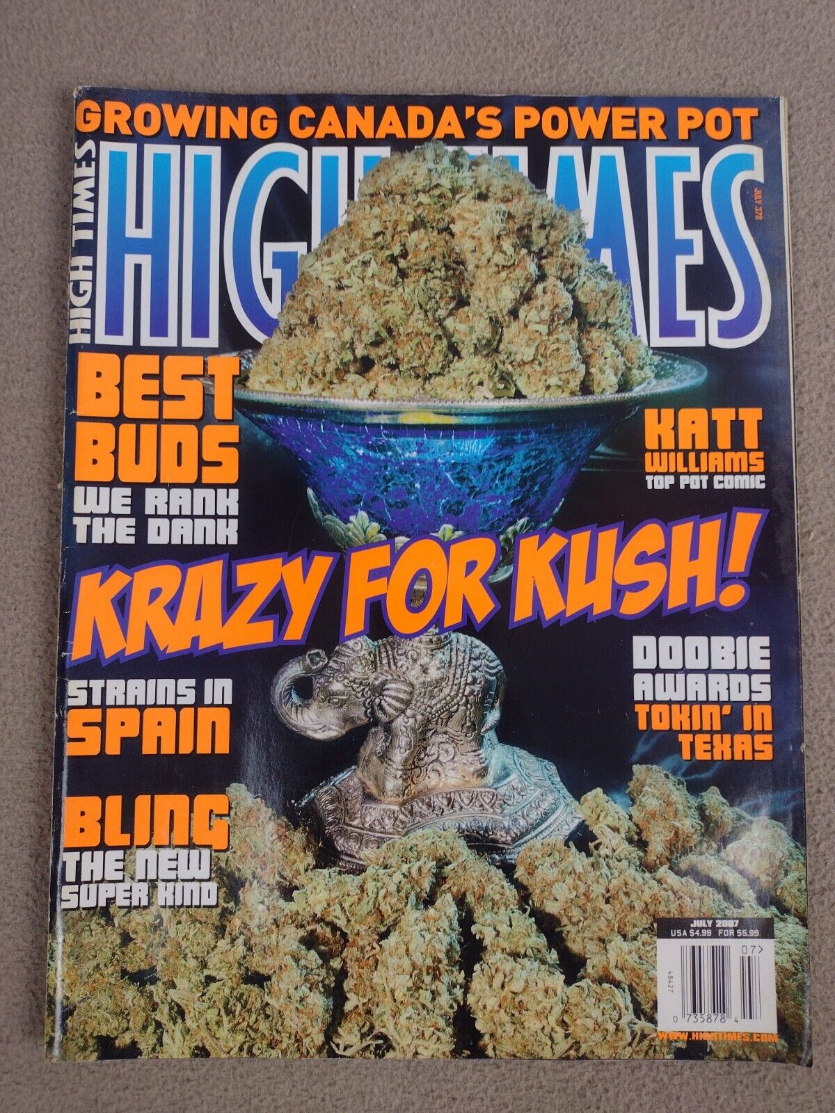 High Times Magazine July 2007 #378 Growing Canada's Power Pot