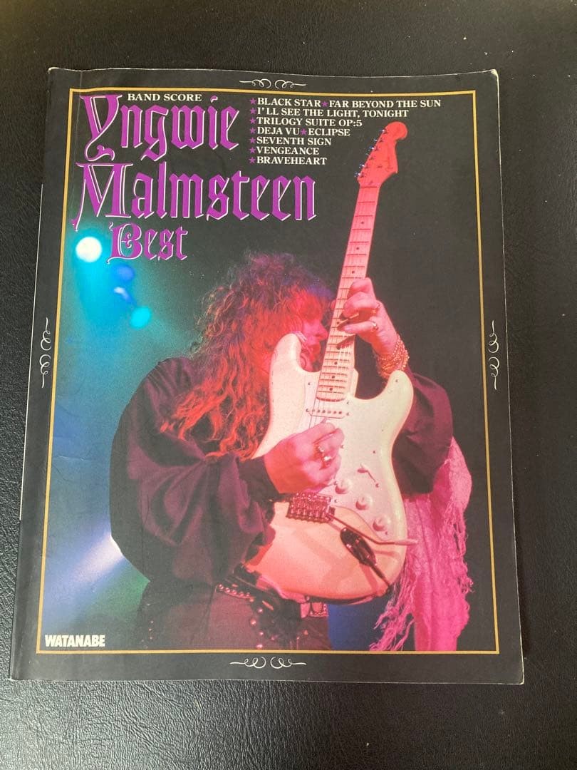 Yngwie Malmsteen Best Guitar Score, Heavy Metal, Fast Play, Used RRF