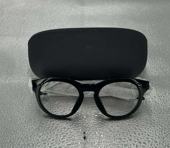 Oakley Meta Glasses HSTN - OW8002-0751 - 51-22 - Clear Lense & Shiny Black Frame