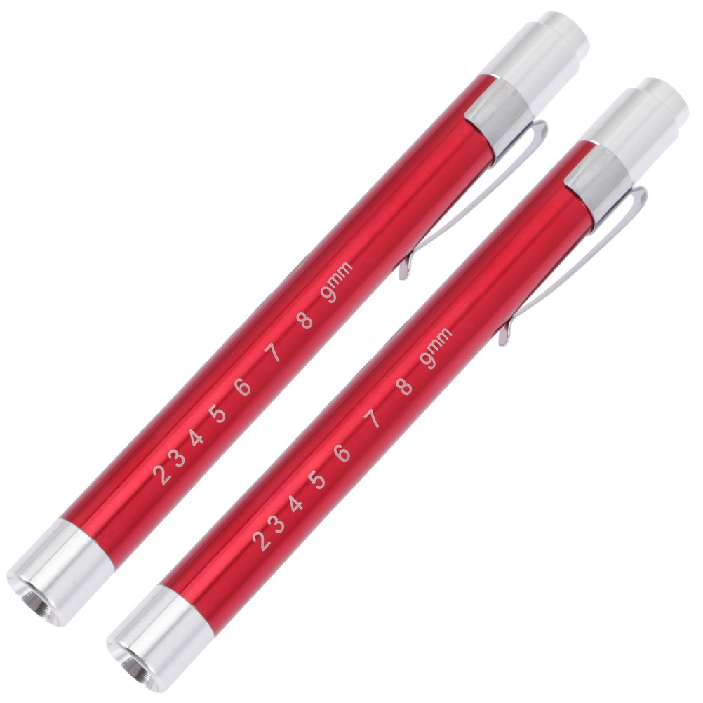 2pcs Inspection Lamp Battery Powered Drop-proof LED Electric Torch