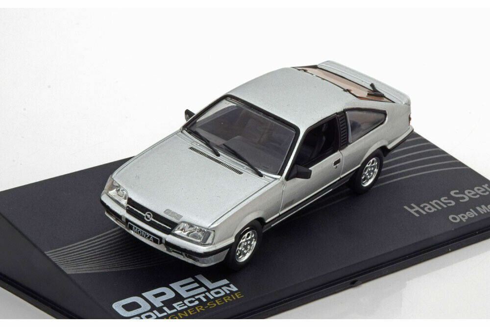 Opel Monza A2 Gsi 1982 Hans Seer Silver Ixo Eaglemoss 1:43 Designer Silber