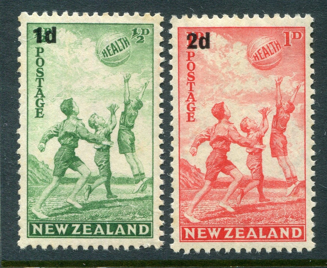 New Zealand #B14-15 Health Set [Mint Never Hinged]