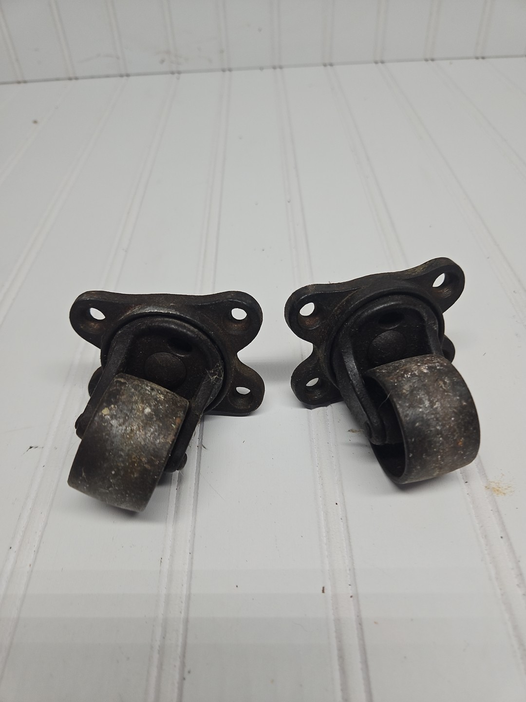 Vintage Furniture Casters Set Of 2