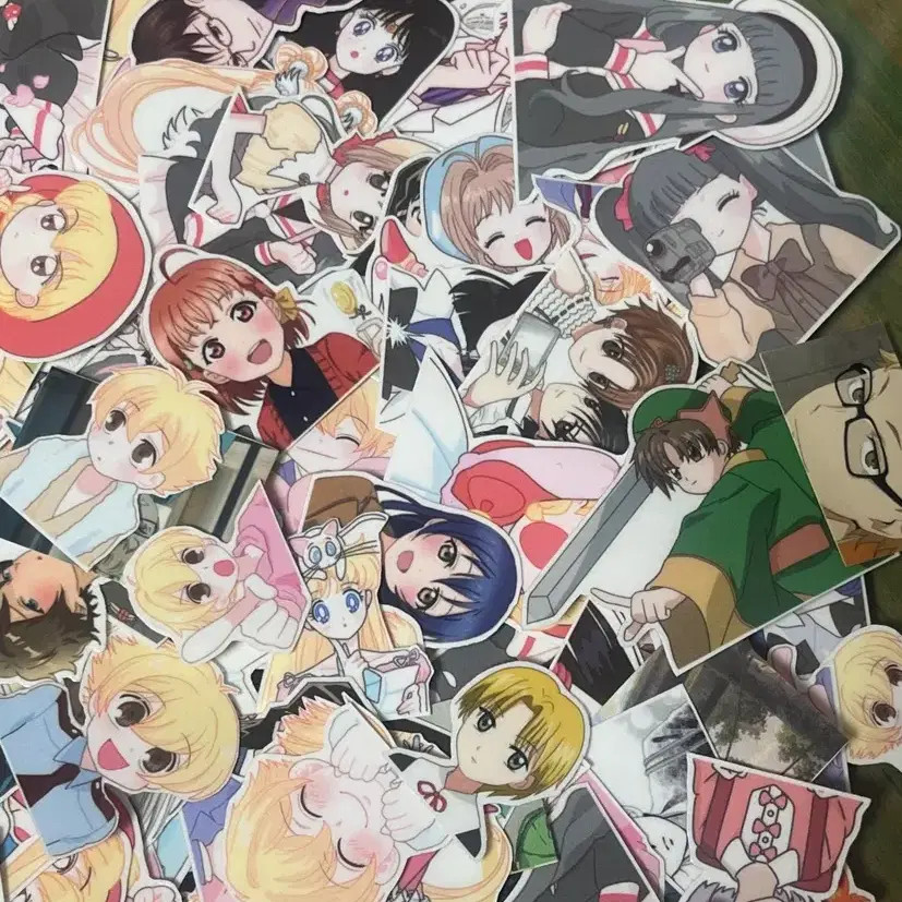 Anime Character Sticker Pack - 130 High-Quality Cutouts