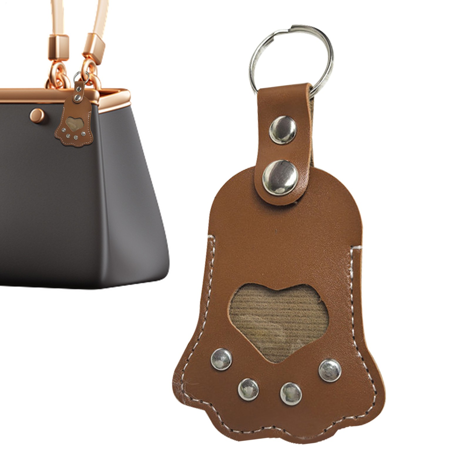 Pet Hair Keepsake Keyring Pet Hair Storage Pouch Keepsake Keychain benchmark