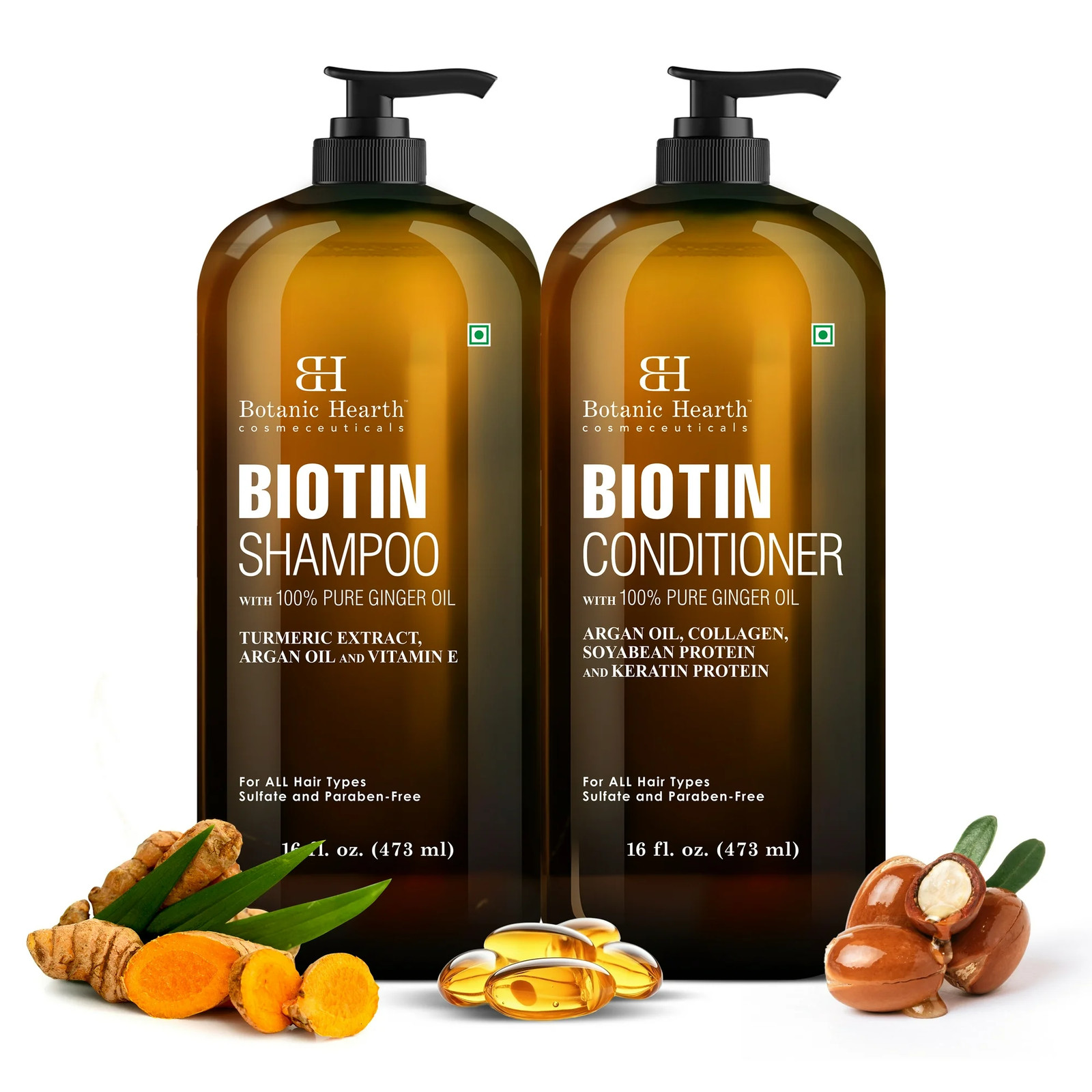 Biotin Shampoo and Conditioner Set