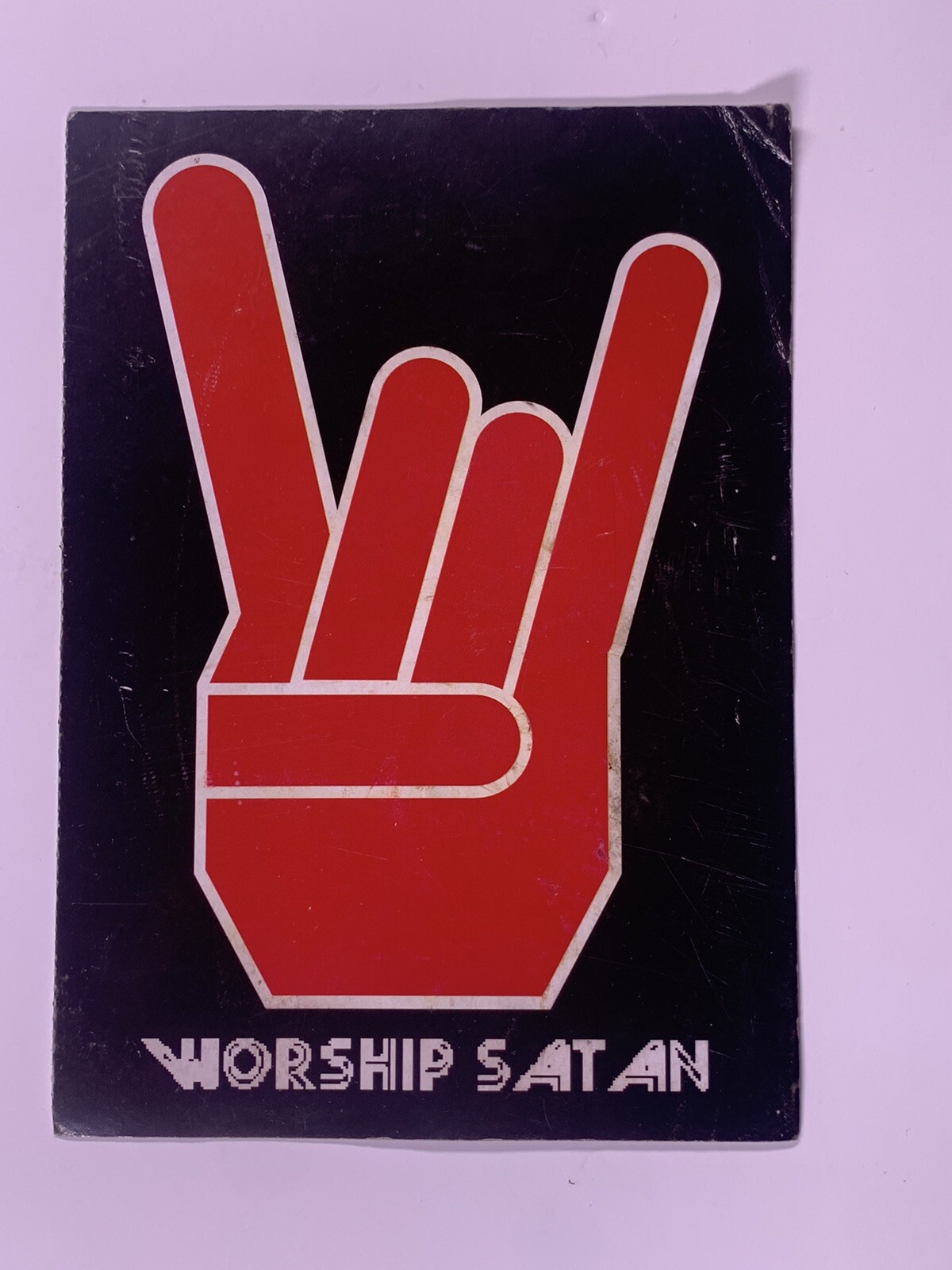 Kerrang! Postcard Luke Morton Worships Satan World's Greatest Rock Magazine